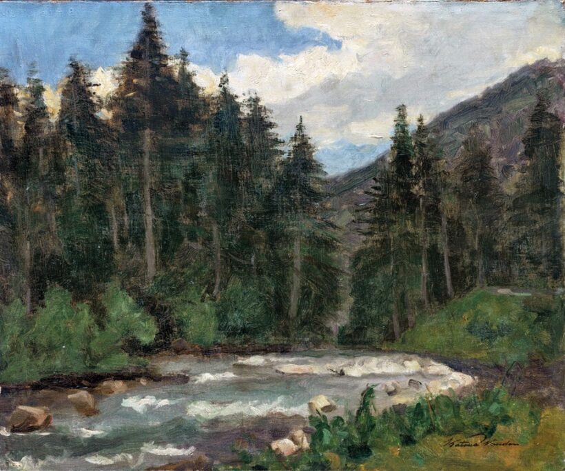 Katona Nándor (1864-1932): Patak a Tátrában