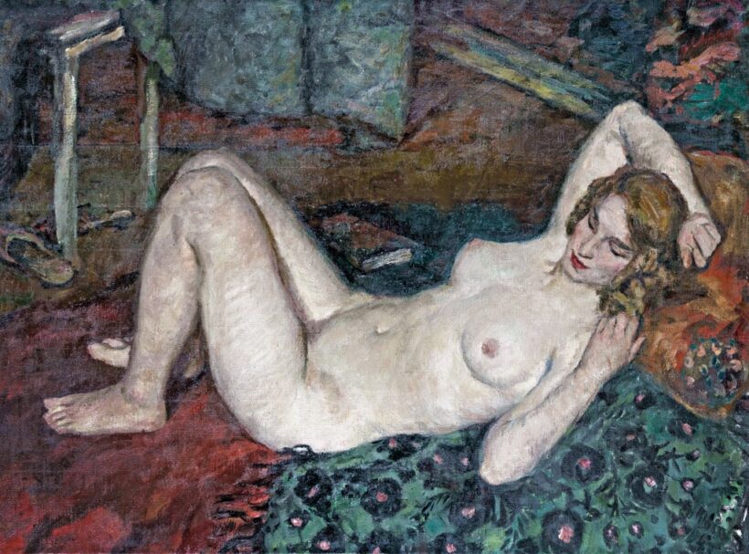 Miklóssy Gábor (1912-1998): Fekvő akt, 1943