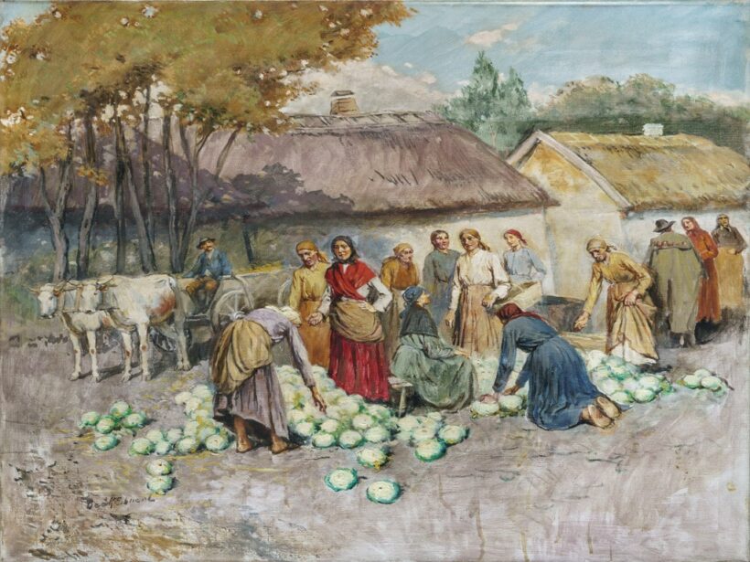 Deák-Ébner Lajos (1850-1934): Káposztavásár
