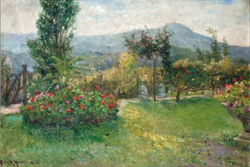 Bruck Hermina (1865-1944): Parkrészlet