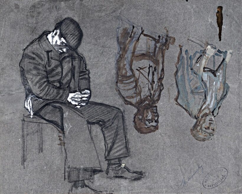 Mednyánszky László báró (1852-1919): Férfi tanulmányok