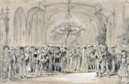 Gerauch, A. jelzéssel: Királyi udvar, 1857