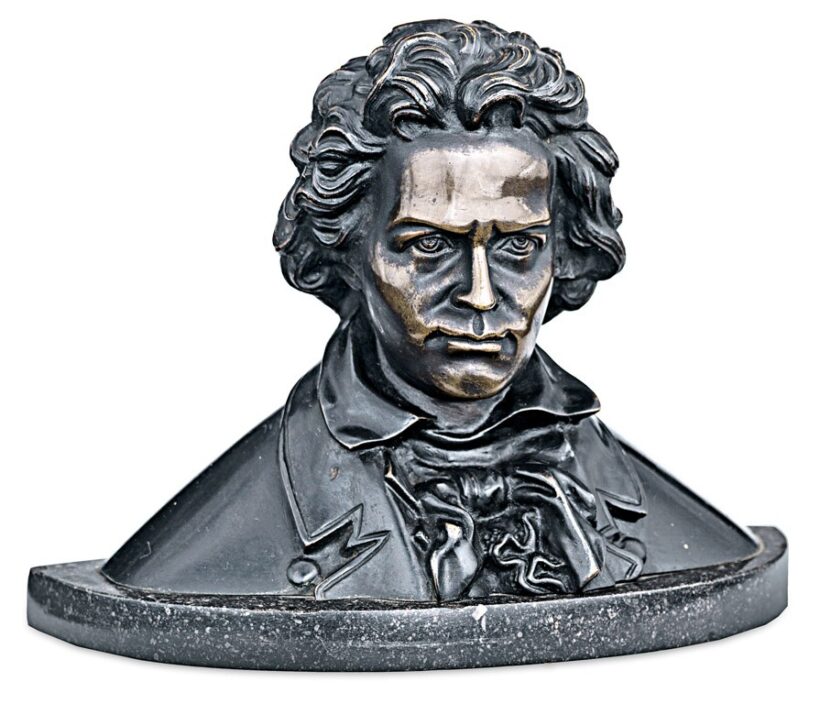 Osztrák szobrász, 1900 körül: Beethoven