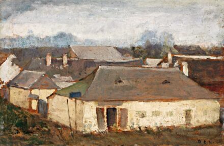 Deák-Ébner Lajos (1850-1934): Szolnoki részlet, 1880
