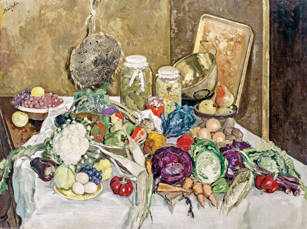 Biai-Főglein István (1905-1974): Zöldséges csendélet