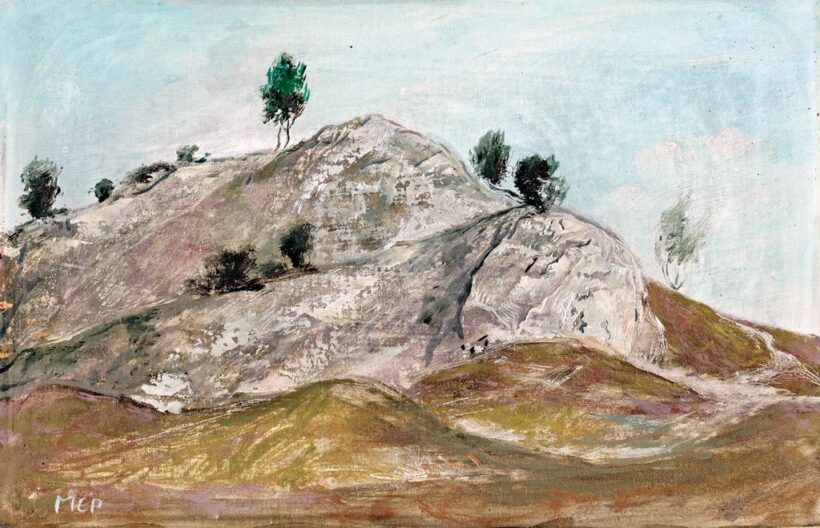 Molnár C. Pál (1894-1984): Sziklás táj, 1955