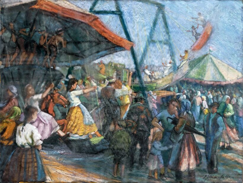 Klimó István (1883-1961): "Kispesti búcsú"