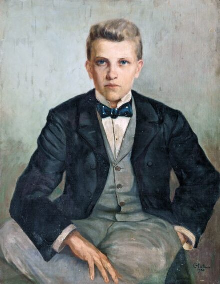 Glatz Oszkár (1872-1958): Fiatalember portréja, 1940