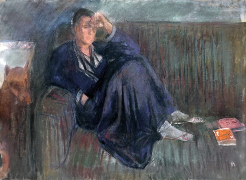 Bernáth Aurél (1895-1982): Mattioni Eszter festőművésznő portréja,1943
