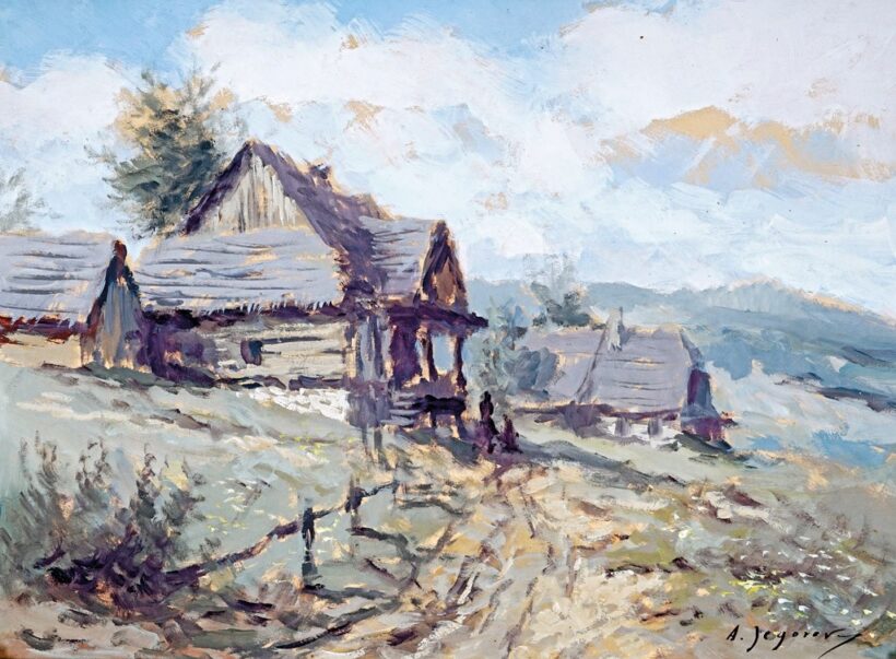 Jegorov, Andrey (1878-1954): Falurészlet