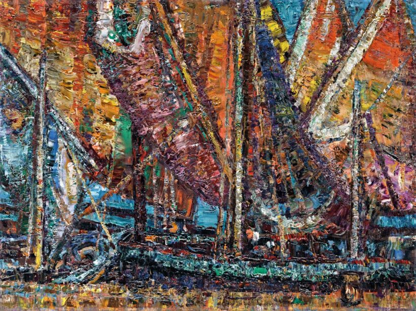 Vén Emil (1902-1984): "Chioggiai bárkák"