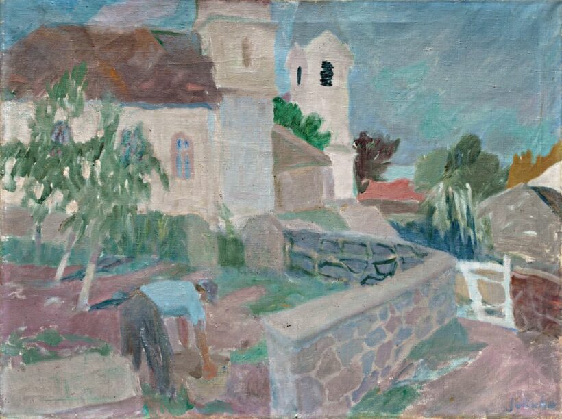 Sikuta Gusztáv (1919-1985): Balaton-felvidéki táj