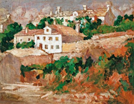 Rippl-Rónai József (1861-1927): Fehér házak a domboldalon, 1904