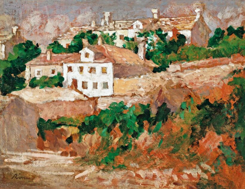 Rippl-Rónai József (1861-1927): Fehér házak a domboldalon, 1904