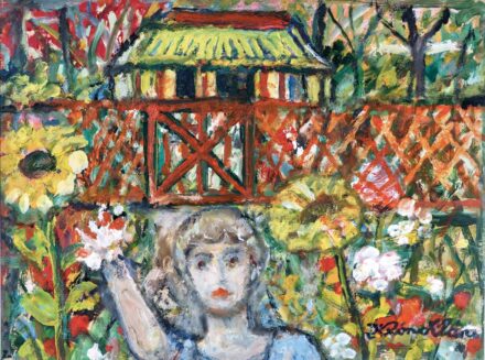 Róna Klára, Klie Zoltánné (1901-1987): Virágszedő lány