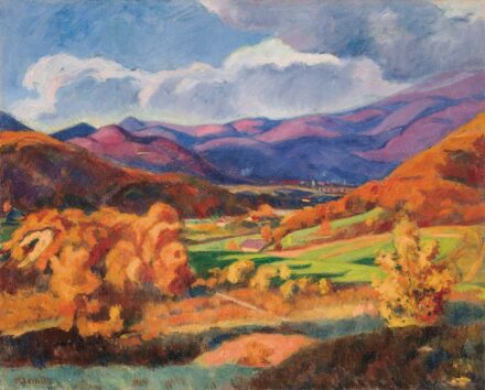 Klein József  (1896-1945) Ősz Nagybányán