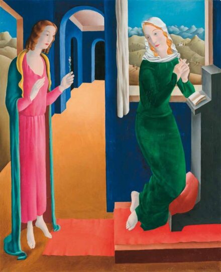 Molnár C. Pál (1894-1981) Angyali üdvözlet III., 1930