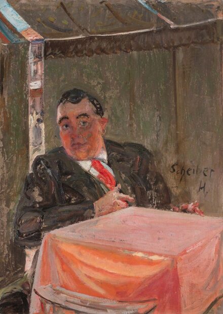 Scheiber Hugó (1873-1950) Vendéglőben