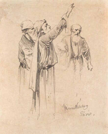 Munkácsy Mihály (1844-1900) Tanulmány az Ecce Homo-hoz