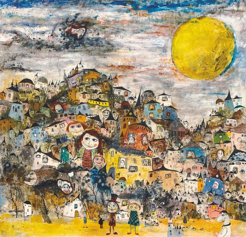 Bornemisza László (1910-1995) Meseváros, 1968
