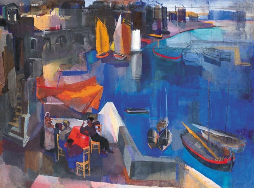 Aba-Novák Vilmos (1894-1941) Kikötő, 1930