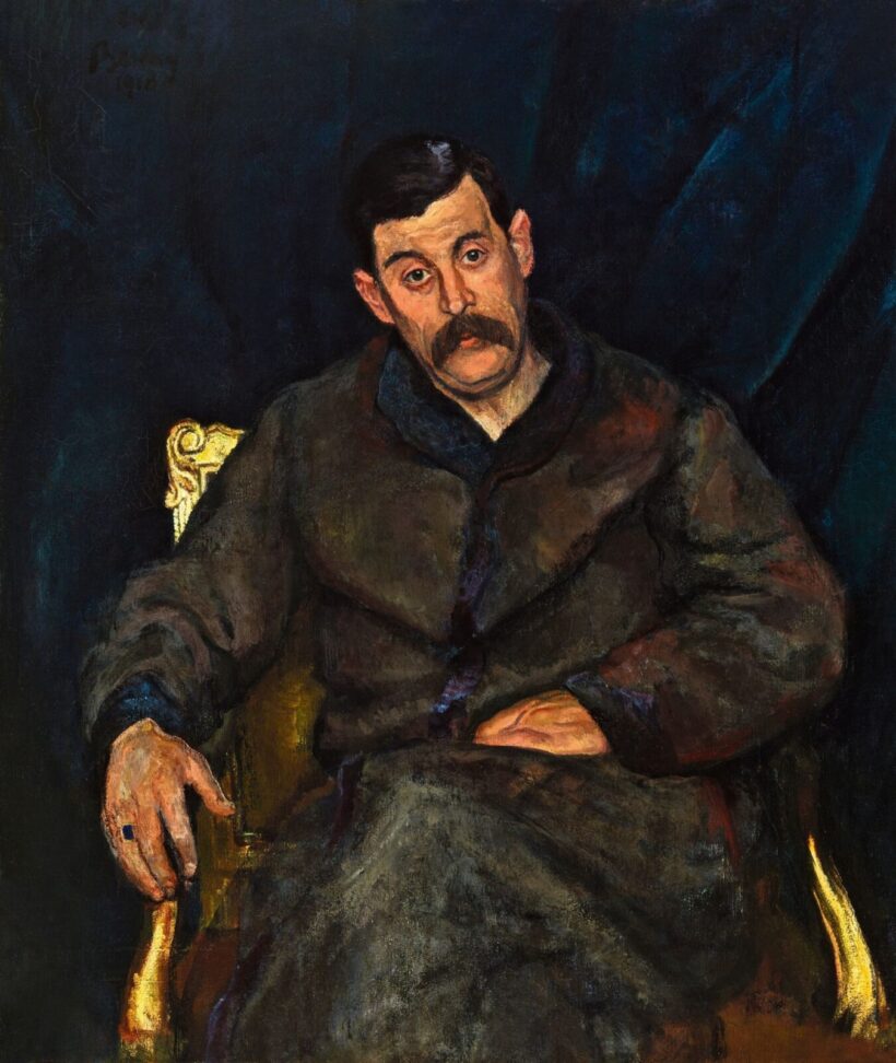 Berény Róbert Varró István portréja, 1918