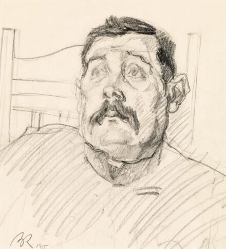 Berény Róbert Varró István katonaruhában, 1915