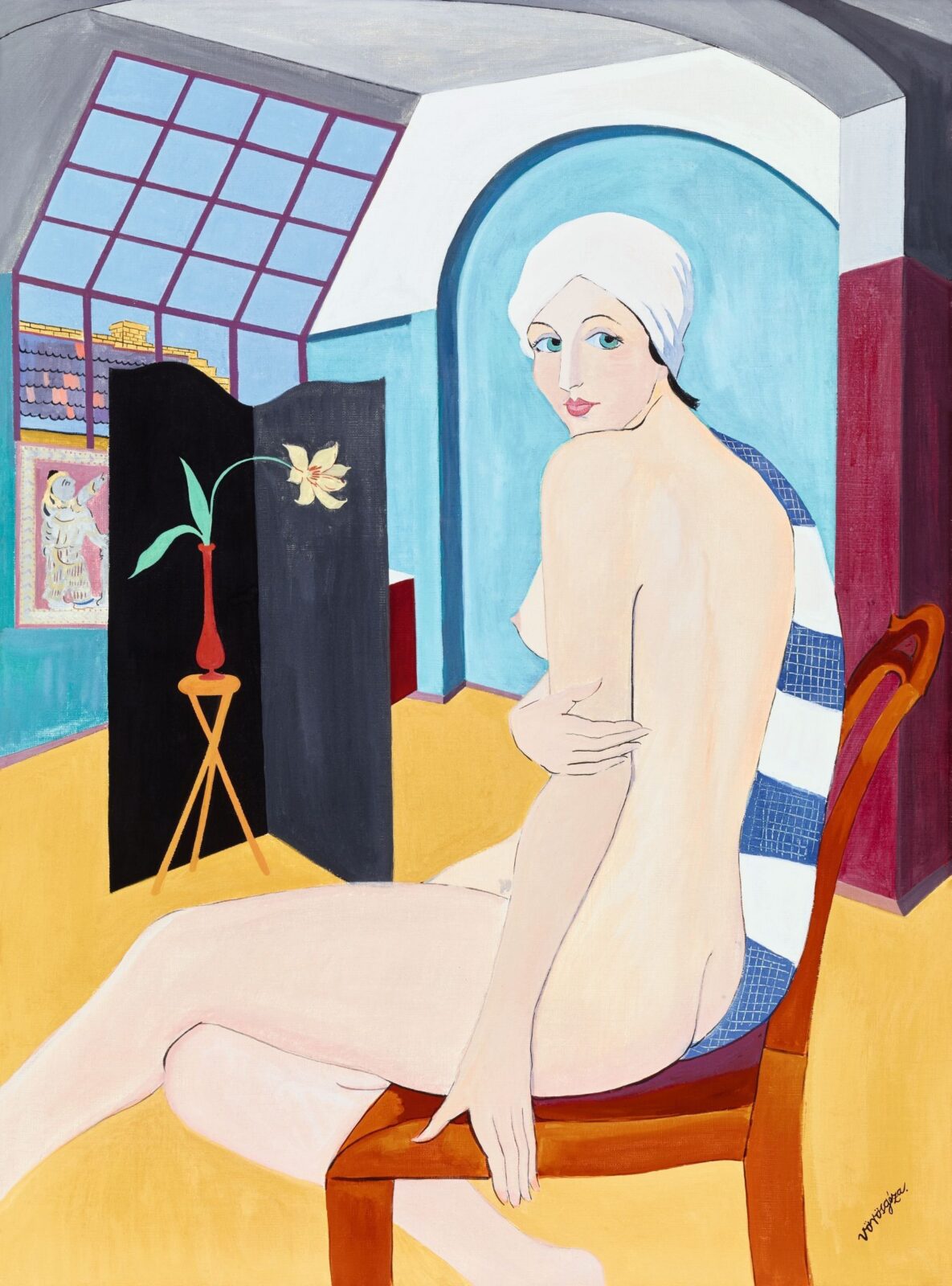 Vörös Géza Akt műteremben, 1930