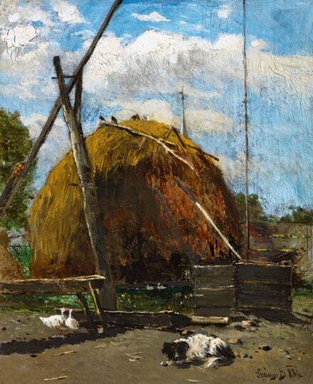 Spányi Béla Déli pihenő (A kutya), 1880