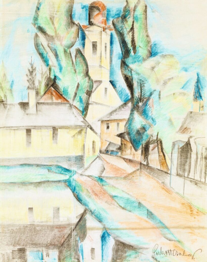 Perlrott Csaba Vilmos Nagybánya, 1920-as évek