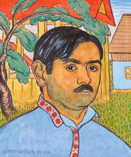 Boromisza Tibor Fiatalkori önarckép Nagybányán, 1910