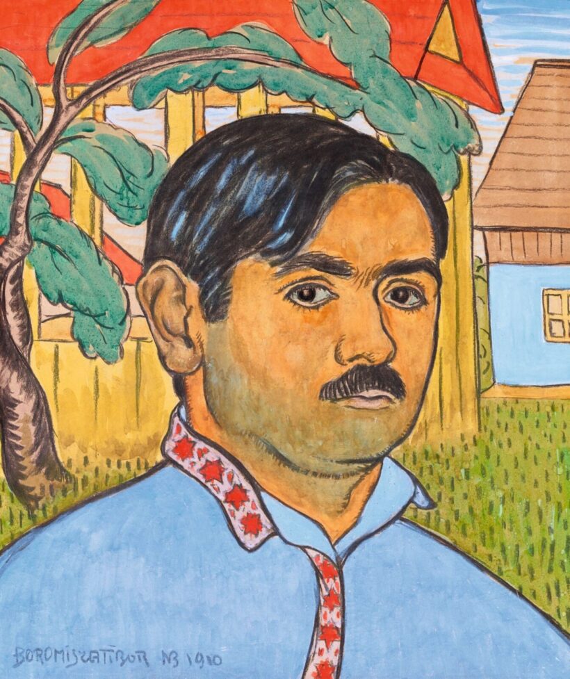 Boromisza Tibor Fiatalkori önarckép Nagybányán, 1910