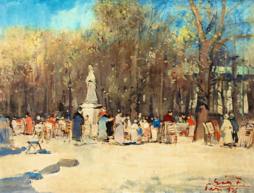 Erdélyi-Gaál Ferenc Párizsi park, 1935