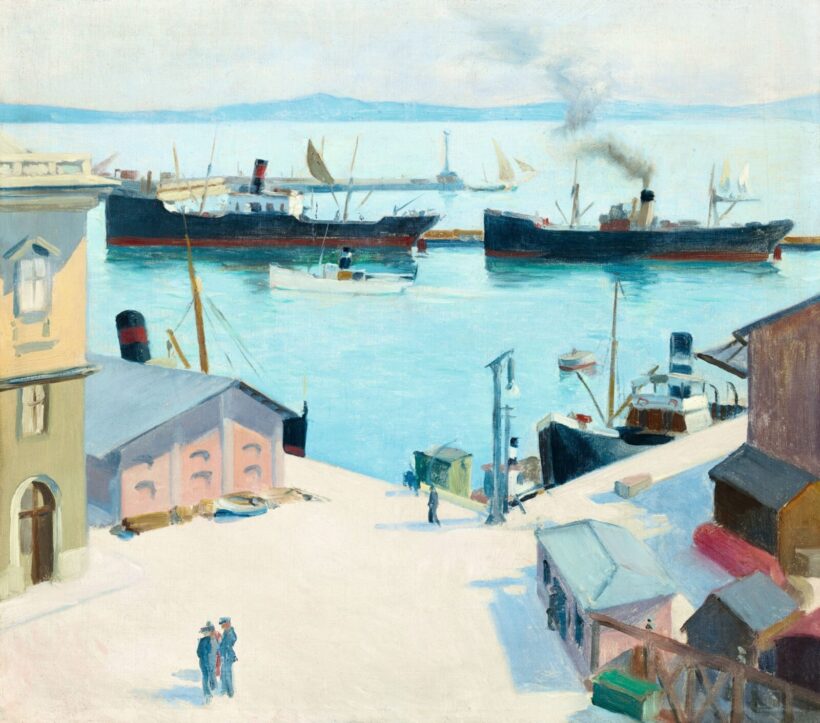 ifj. Teuchert Károly Francia kikötő, 1886
