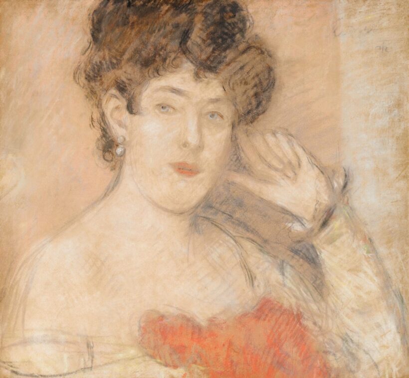 Rippl-Rónai József A kék szemű modell, 1912