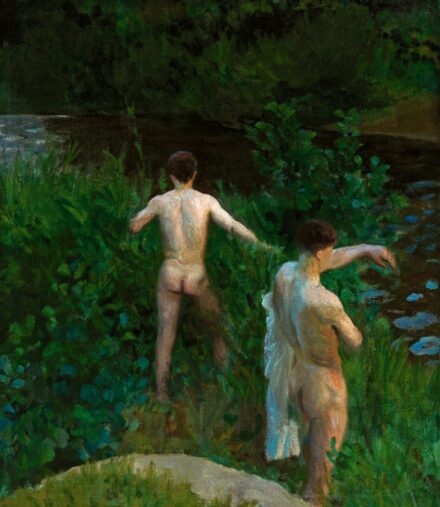 Ferenczy Károly Esti fürdés (Fürdő ifjak), 1906