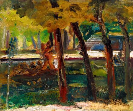 Pór Bertalan Parkrészlet, 1911
