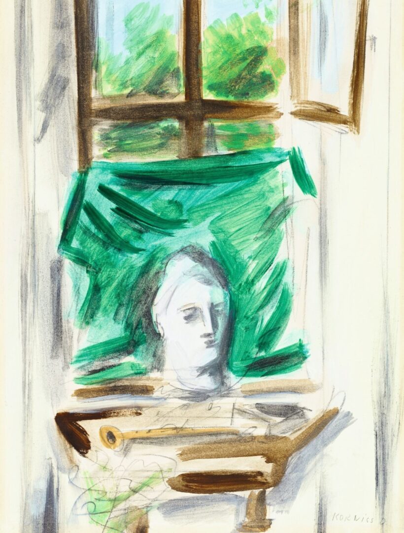 Korniss Dezső Ablaknál, 1937 körül