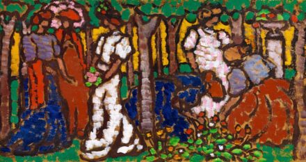 Rippl-Rónai József Virágot szedő nők, 1915