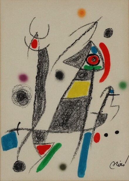 Miro, Joan (1893-1983): Színes kompozíció