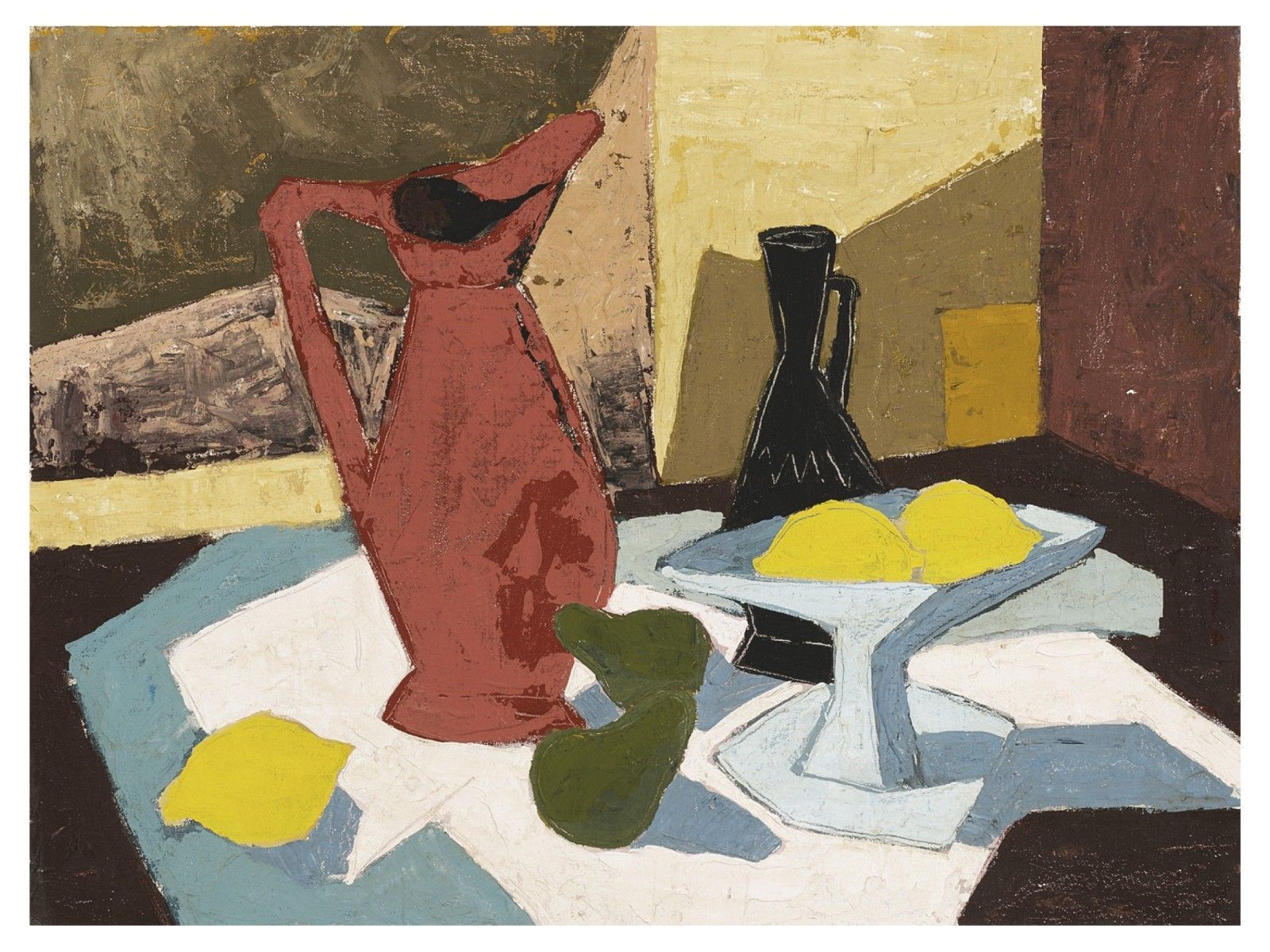 Fónyi Géza: Asztali csendélet citromokkal