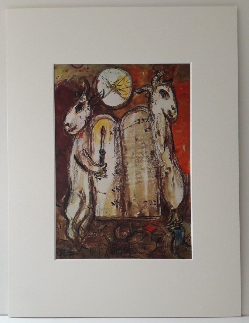 Marc Chagall - Die Gesetzestafeln