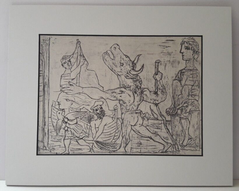 Pablo Picasso - Minotaure aveugle guidé