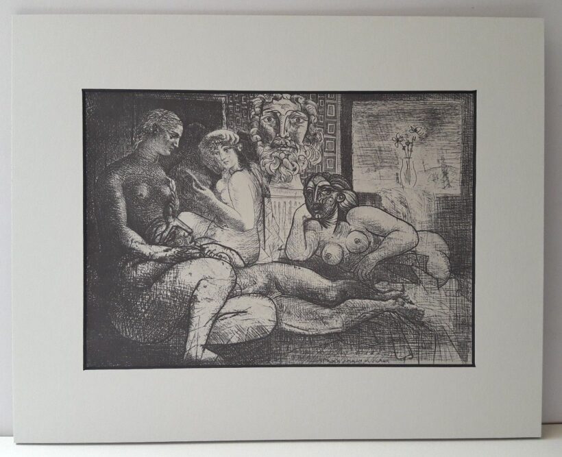 Pablo Picasso - Quatre Femmes nues et Tete