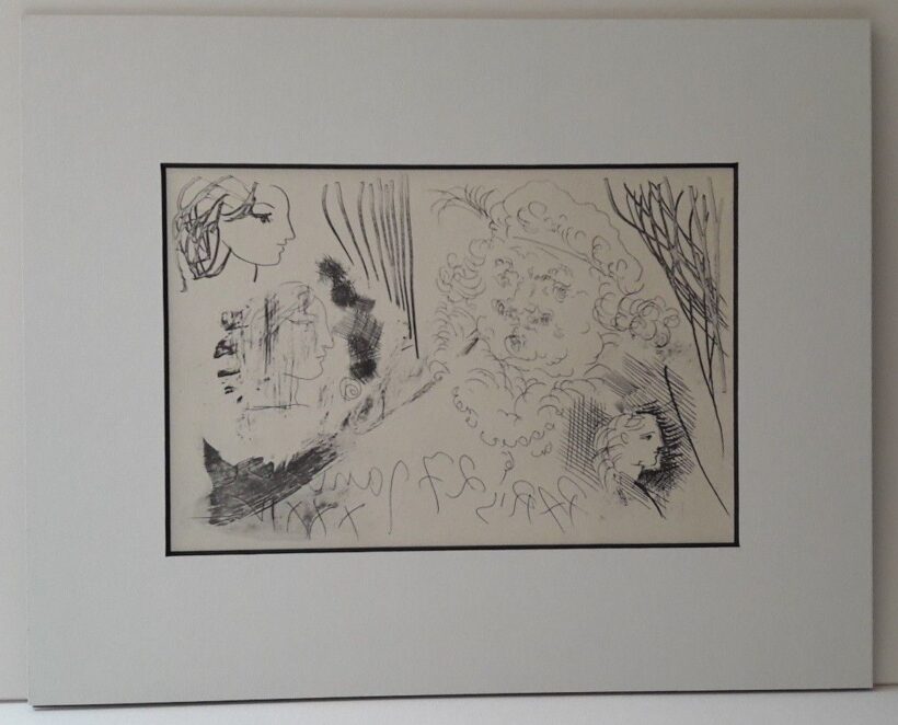 Pablo Picasso - Rembrandt et Tetes de Femme