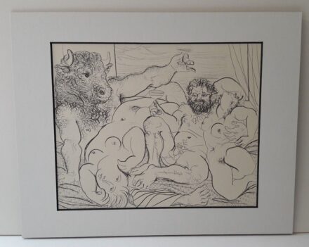 Pablo Picasso - Scene bachique au Minotaure