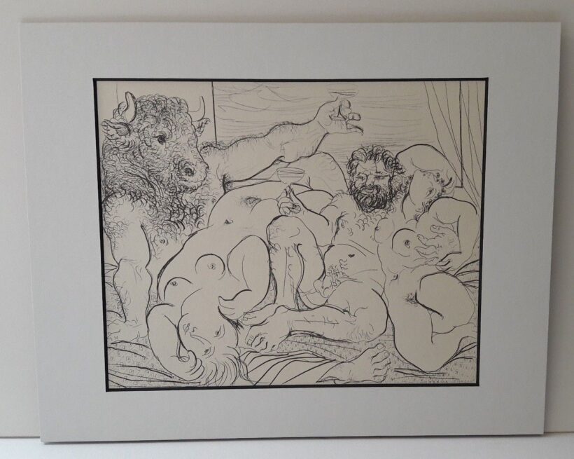 Pablo Picasso - Scene bachique au Minotaure