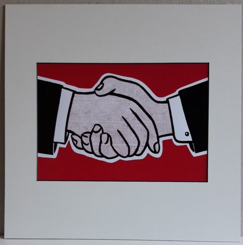 Roy Lischtenstein - Handshake