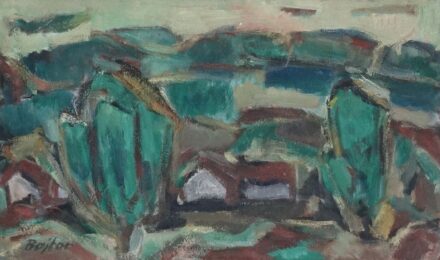 Bojtor Károly (1933 - 1999): Falu a dombok között