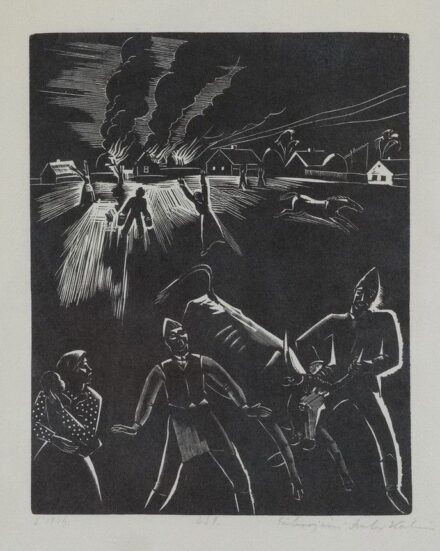 Gáborjáni Szabó Kálmán (1897 - 1955): Tűz van!, 1936
